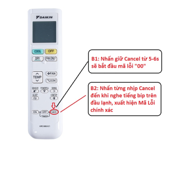 Check Mã lỗi máy lạnh treo tường bằng ReMode - Máy lạnh dakin