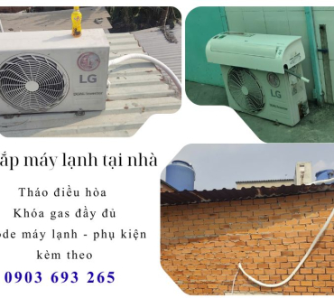 Tháo lắp máy lạnh tại Xã Vĩnh Lộc B, Huyện Bình Chánh