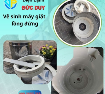 Điện Lạnh Bình Chánh | Nhận vệ sinh máy giặt lồng đứng
