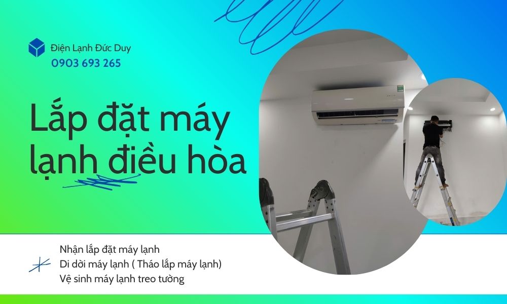 Nhận lắp đặt máy lạnh tại chung cư vĩnh lộc a