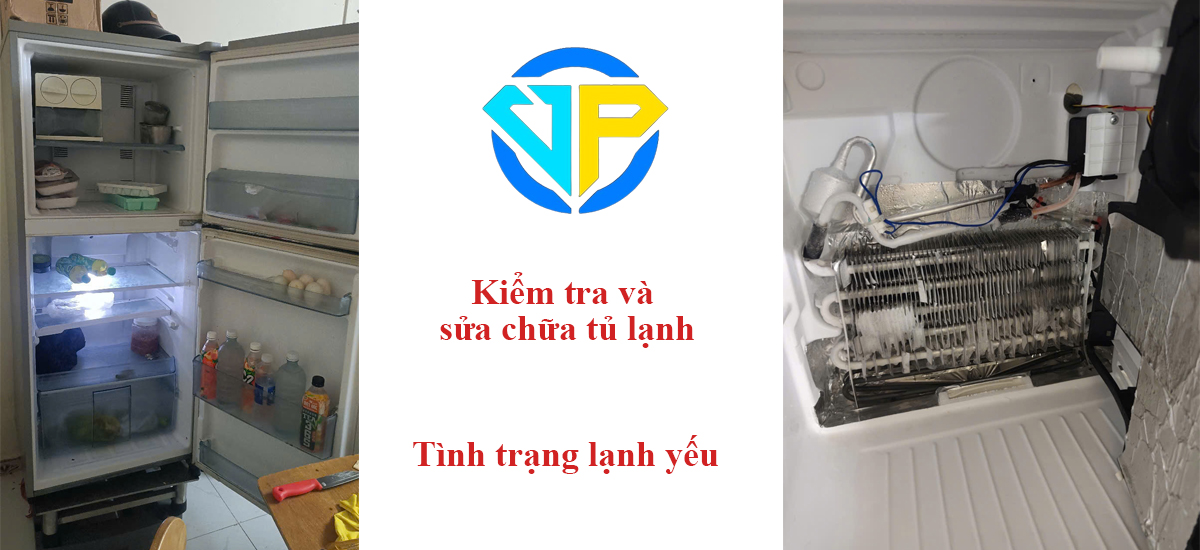 Kiểm tra tủ lạnh không đông đá, lạnh yếu